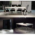 W5B28, Shanghai furniture fair,11-15 SEP, LS-208 glossy painting cabinet,dining table and chair,dining room furniture,teem
